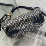 Christian Dior Medium D-Journey Bag M2417 Dark Blue